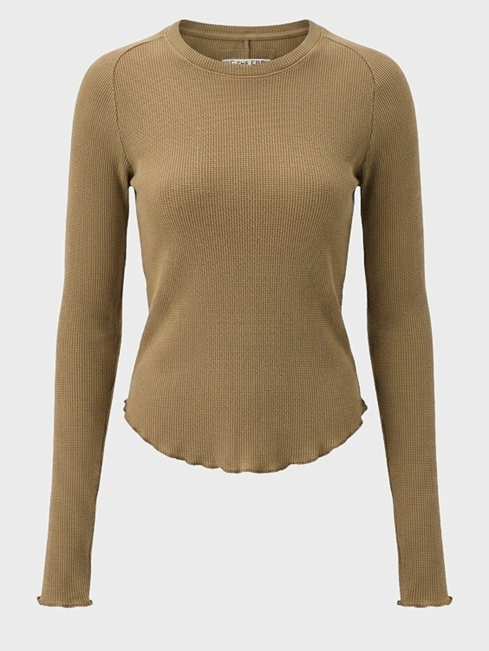 FREE PEOPLE We The Free Easy Does It Tee in Army Washed Green